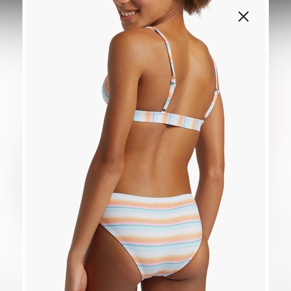 Billabong 7 Girls Bikini Sunset Surf Banded Triangle Two-Piece Swimsuit NWT - Picture 3 of 12